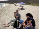 At the spectacular Nature Reserve of Frailes Beach