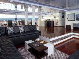 the Lounge aboard the Petrel 